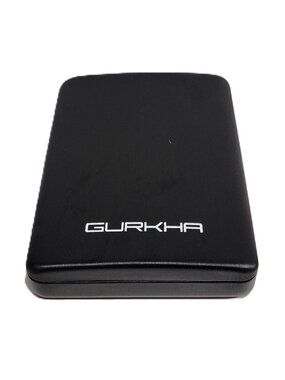 Gurkha Five 5 Cigar Travel Case Travel Cigar Humidor Hard Shell Case RARE